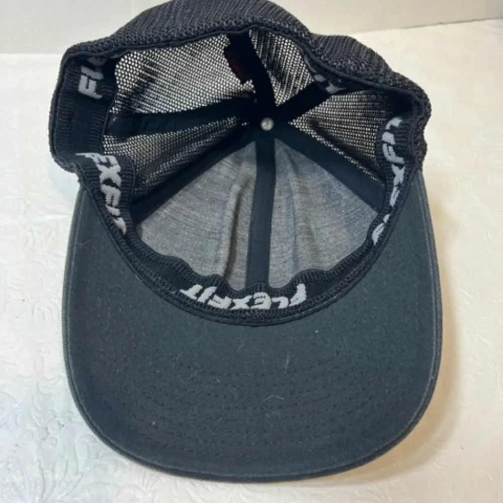 Travis Mathew Golf Cap Hat Flexfit Stretch Black S/M - Picture 6 of 9